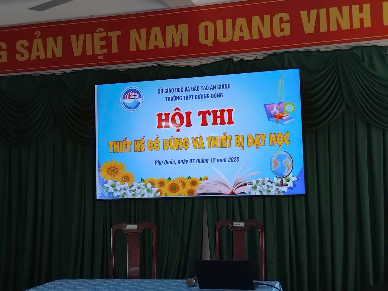 SÁNG TẠO VÀ ĐỔI MỚI – THPT DƯƠNG ĐÔNG TƯNG BỪNG TỔ CHỨC HỘI THI THIẾT KẾ ĐỒ DÙNG VÀ THIẾT BỊ DẠY HỌC NĂM HỌC 2025-2026